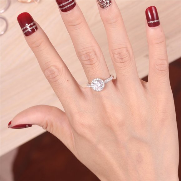 New 925 sterling Silver ring, size 6-9 - Picture 5 of 9
